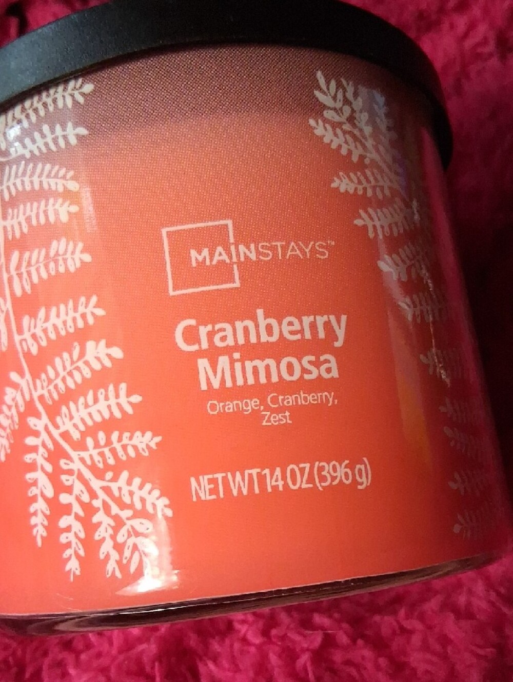 NEW! Mainstays Cranberry Mimosa 14oz